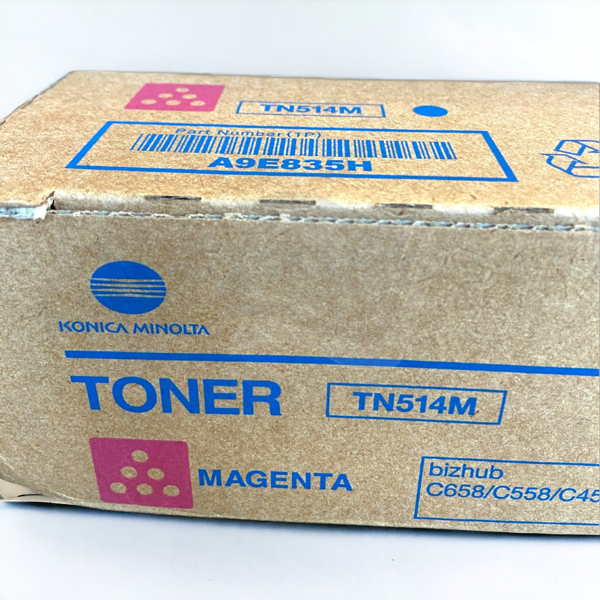 Original Konica Minolta TN514M Toner Magenta A9E835H Bizhub C458 C558 C658 250 G