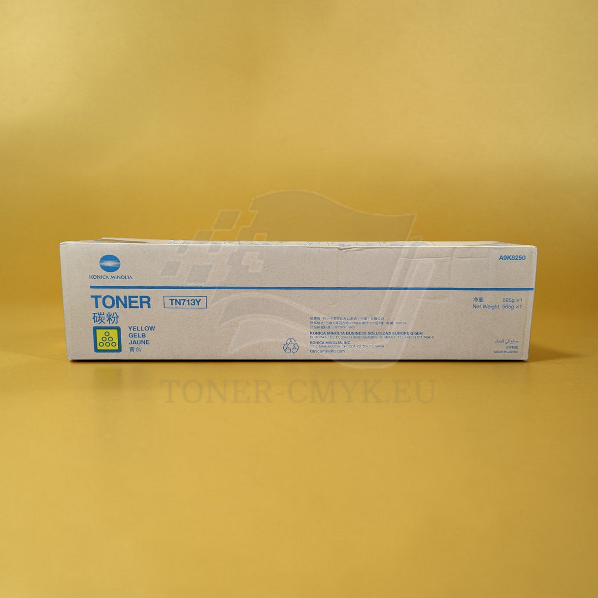 Originální toner Konica Minolta TN713Y Gelb (žlutý) A9K8250 pro Bizhub C659 C759