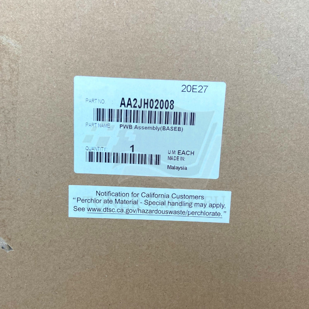 Original Konica Minolta PWB Assembly BaseB AA2JH02008 for Bizhub C300i Neu OVP