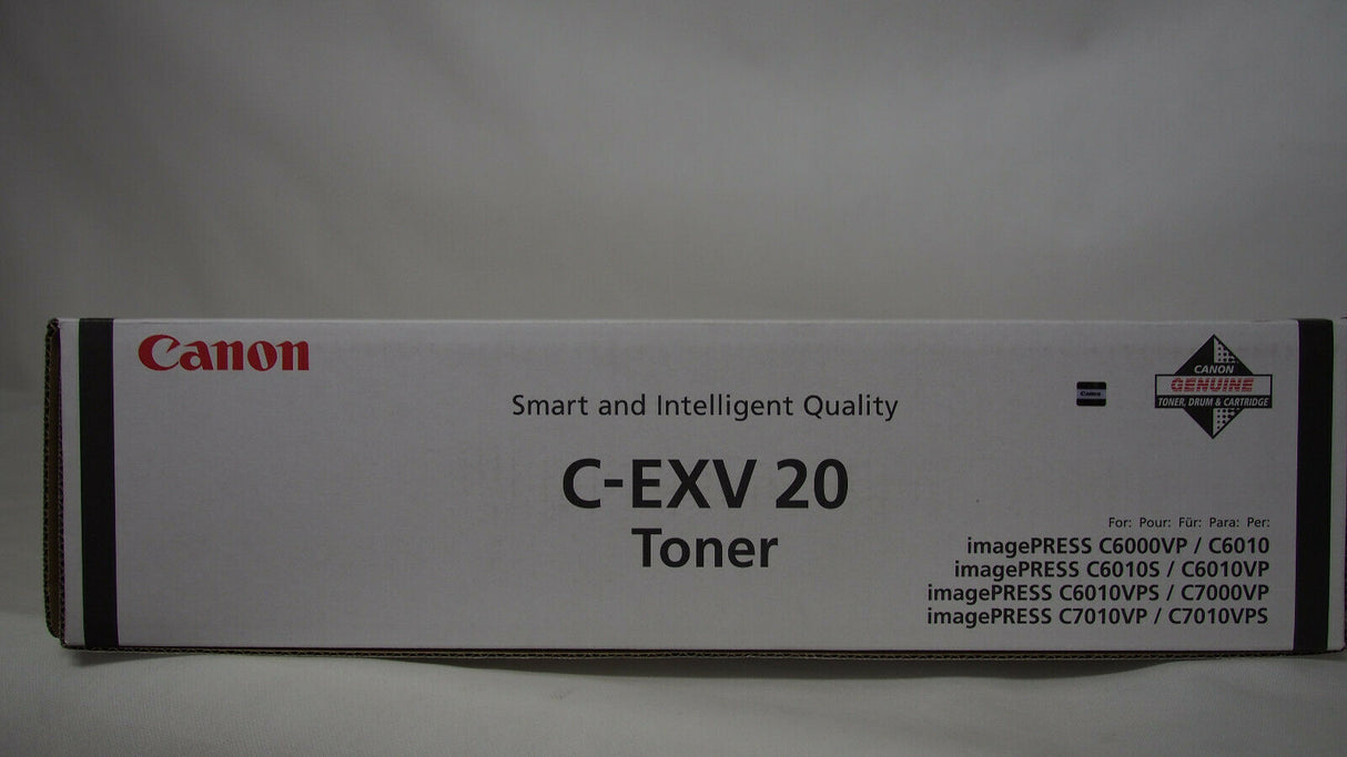 Original Canon C-EXV 20 Toner Black 0436B002 ImagePRESS C6000 6010 7000 7010