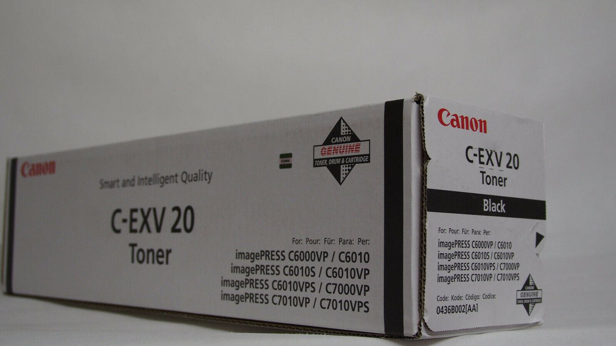 Original Canon C-EXV 20 Toner Black 0436B002 ImagePRESS C6000 6010 7000 7010