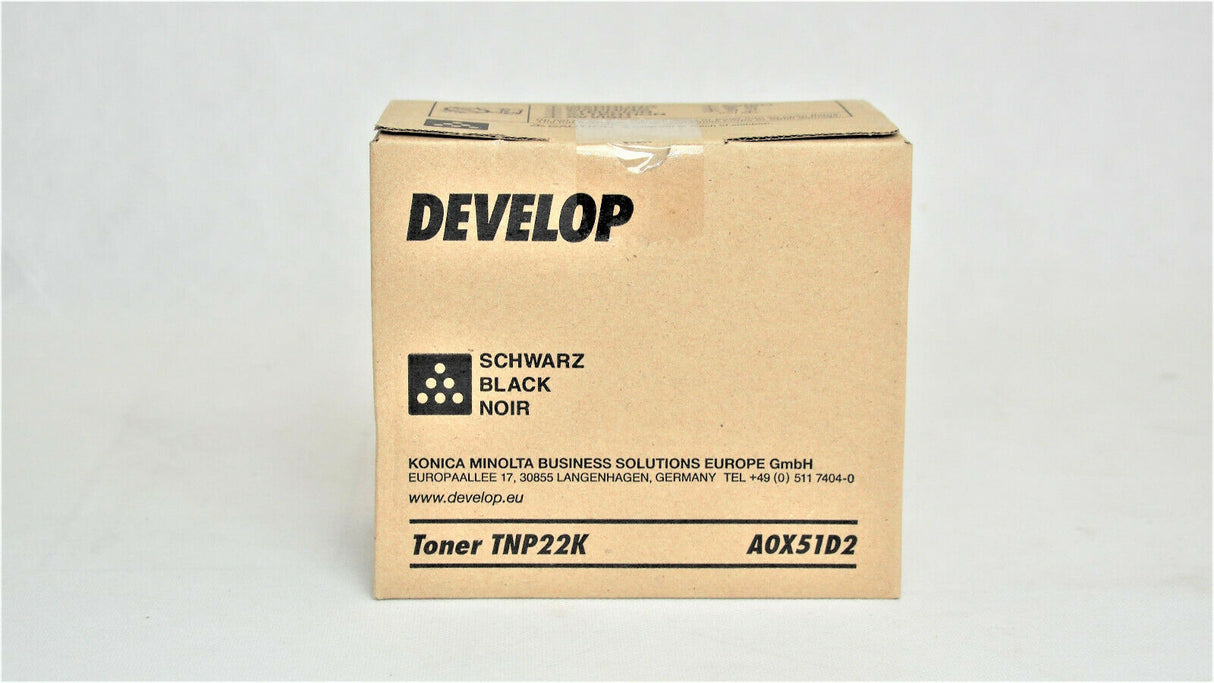 "Original Develop Toner TNP22K Black A0X51D2 Ineo + 35 Ineo Plus 35 Ineo + 35