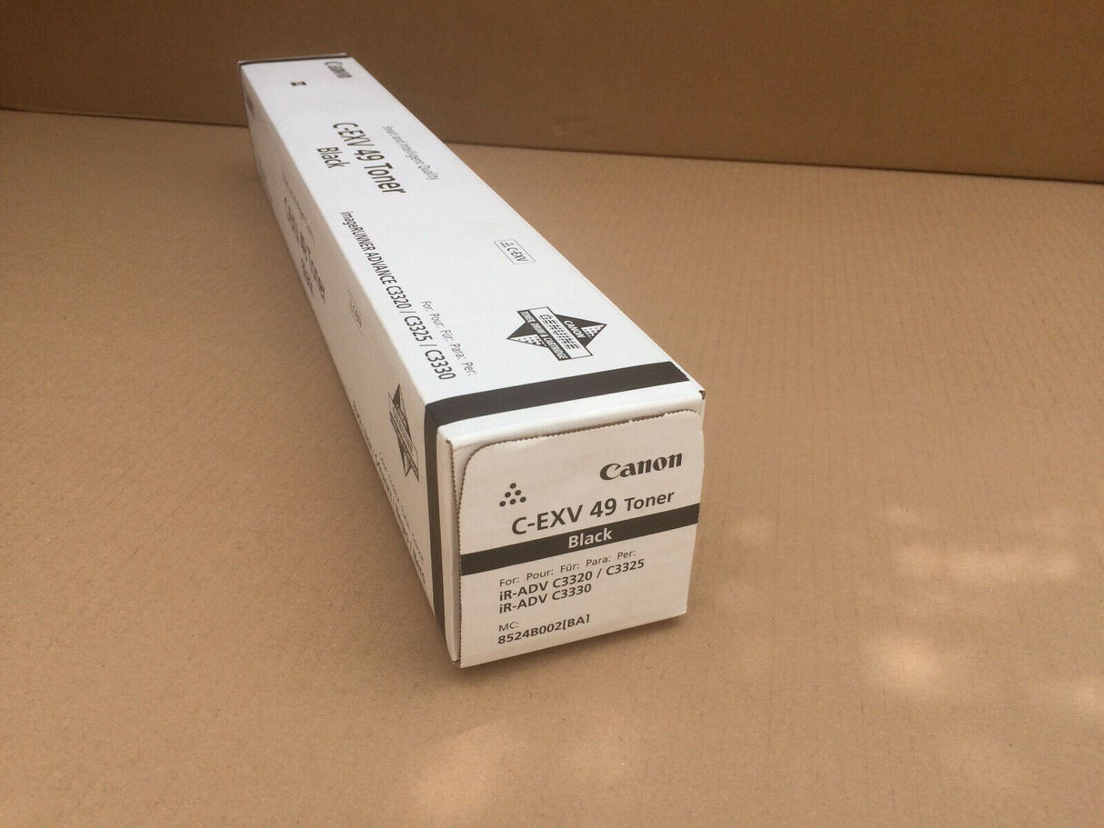"Original Canon C-EXV 49 Toner Black 8524B002 IR Advance C3320 / C3325 / C3330
