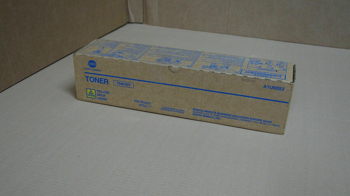 Konica Minolta Toner Yellow TN616 A1U9253 Bizhub Press C 6000 C 7000 Pro C 6000