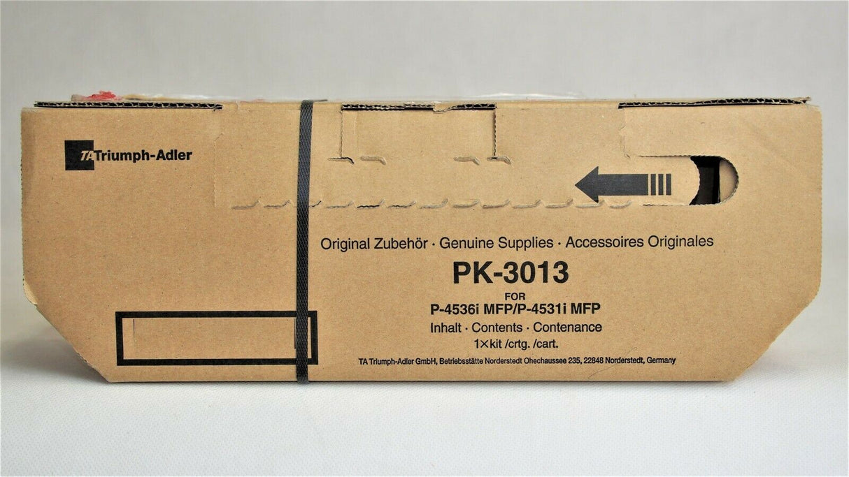 "Original Triumph Adler PK3013 Black Toner Kit 1T02V30TA0 P 4536i 4531i NEU OVP