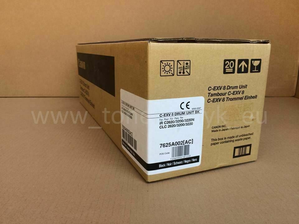 ''Original Canon C-EXV 8 Drum Unit Black Schwarz 7625A002 IR-C 3200 CLC-2620 322