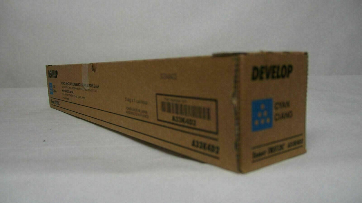 Original Develop TN512C Toner Cyan A33K4D2 for Ineo + 554 Ineo, Ineo + 454 Ineo