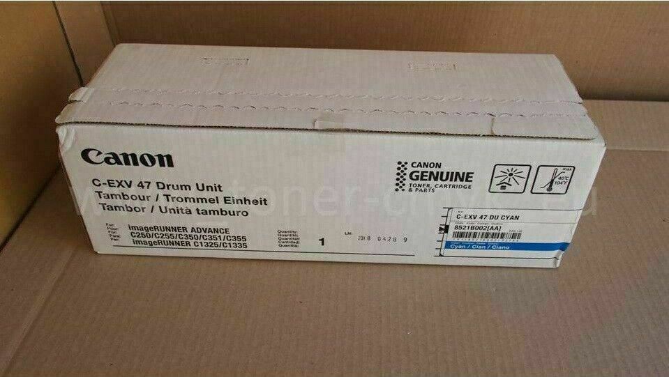 "Original Canon C-EXV47 Drum Unit Cyan 8521B002 imageRunner C 250 i 250 iF 350 i