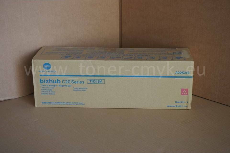 Original Konica Minolta TN318M Toner Magenta A0DK353 Bizhub C20 C20P C20PX NEU