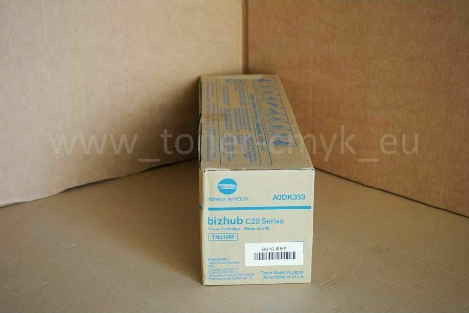 Original Konica Minolta TN318M Toner Magenta A0DK353 Bizhub C20 C20P C20PX NEU
