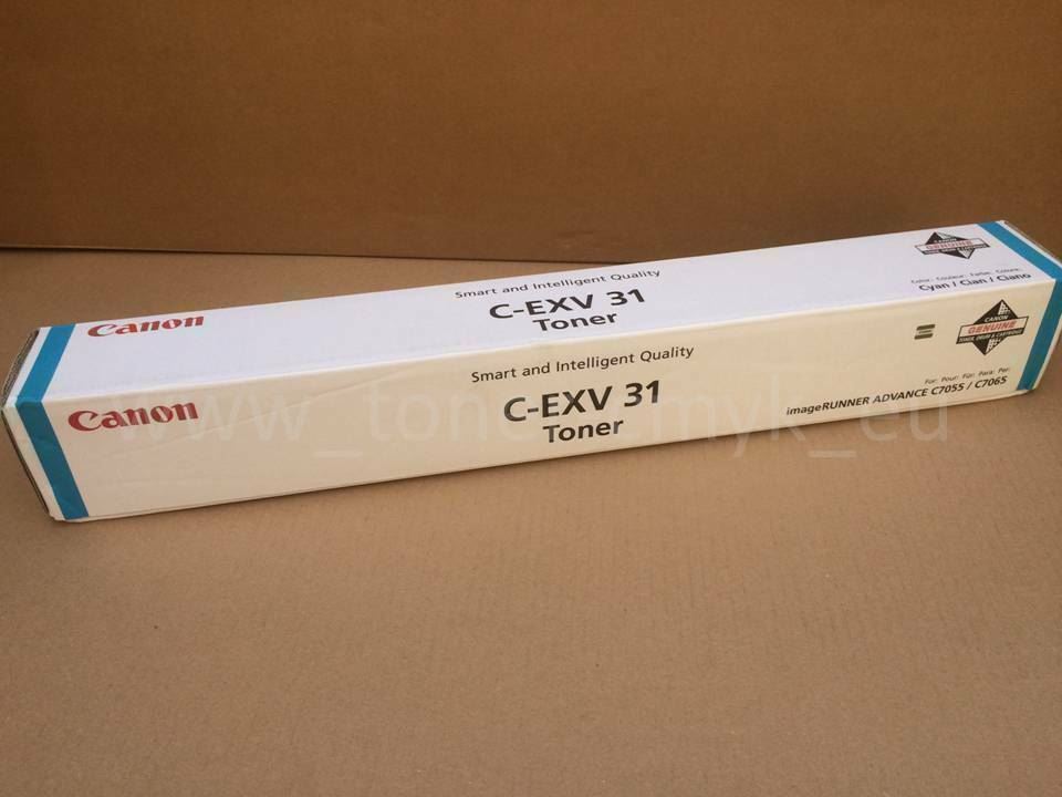 OriginalCanon C-EXV 31 Toner Cyan 2796B002 IRAdvance C 7055 IRAdvance C 7065 NEU
