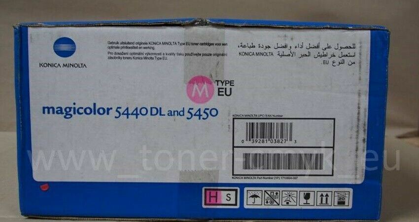 "Original Konica Minolta Toner Magenta 1710604-007 für Magicolor 5440DL 5450 NEU