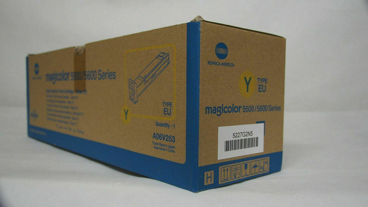 "Original Konica Minolta Yellow Toner A06V253 Magicolor 5500 5600 NEU OVP