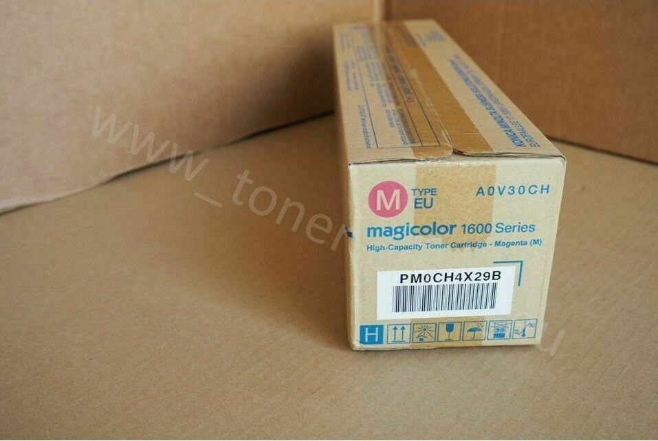 "Original Konica Minolta Toner Magenta A0V30CH für Magicolor 1650 EN NEU OVP