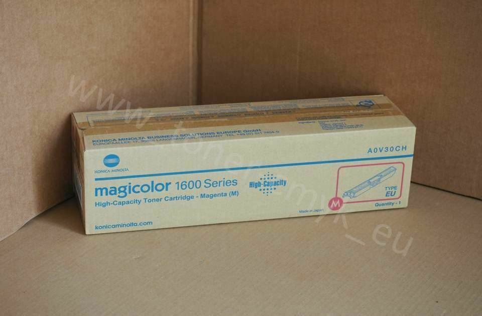 "Original Konica Minolta Toner Magenta A0V30CH für Magicolor 1650 EN NEU OVP