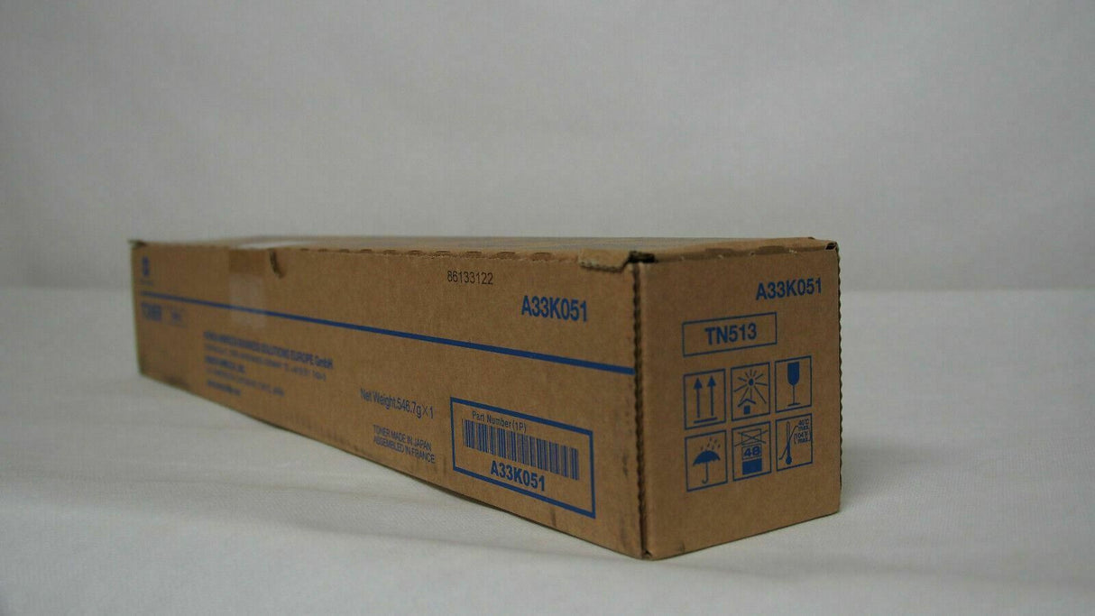Original Konica Minolta TN513 Toner Schwarz A33K051 für Bizhub C454 E C554 E