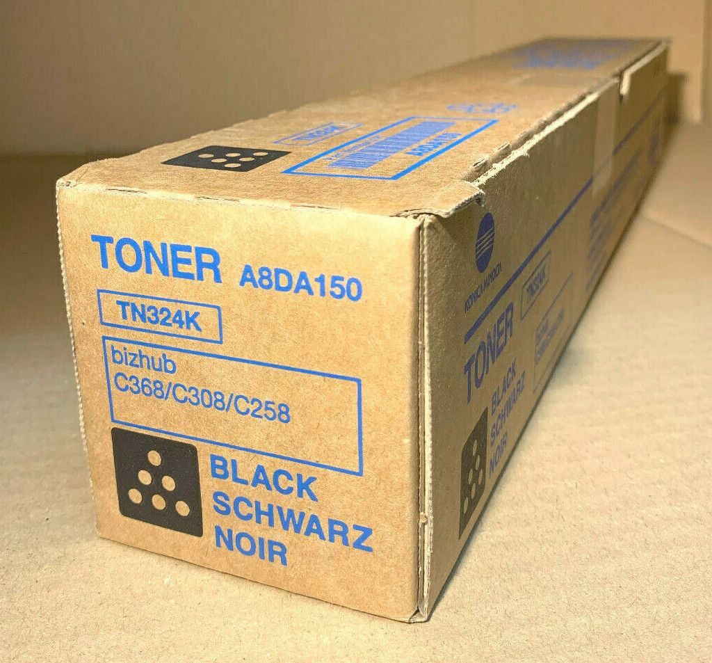 Original Konica Minolta TN324K Toner Black für A8DA150 für Bizhub C368 C308 C258