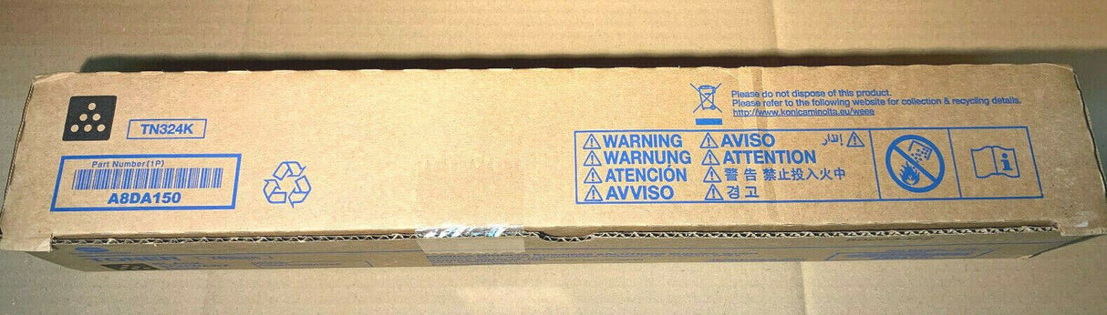 Original Konica Minolta TN324K Toner Black für A8DA150 für Bizhub C368 C308 C258