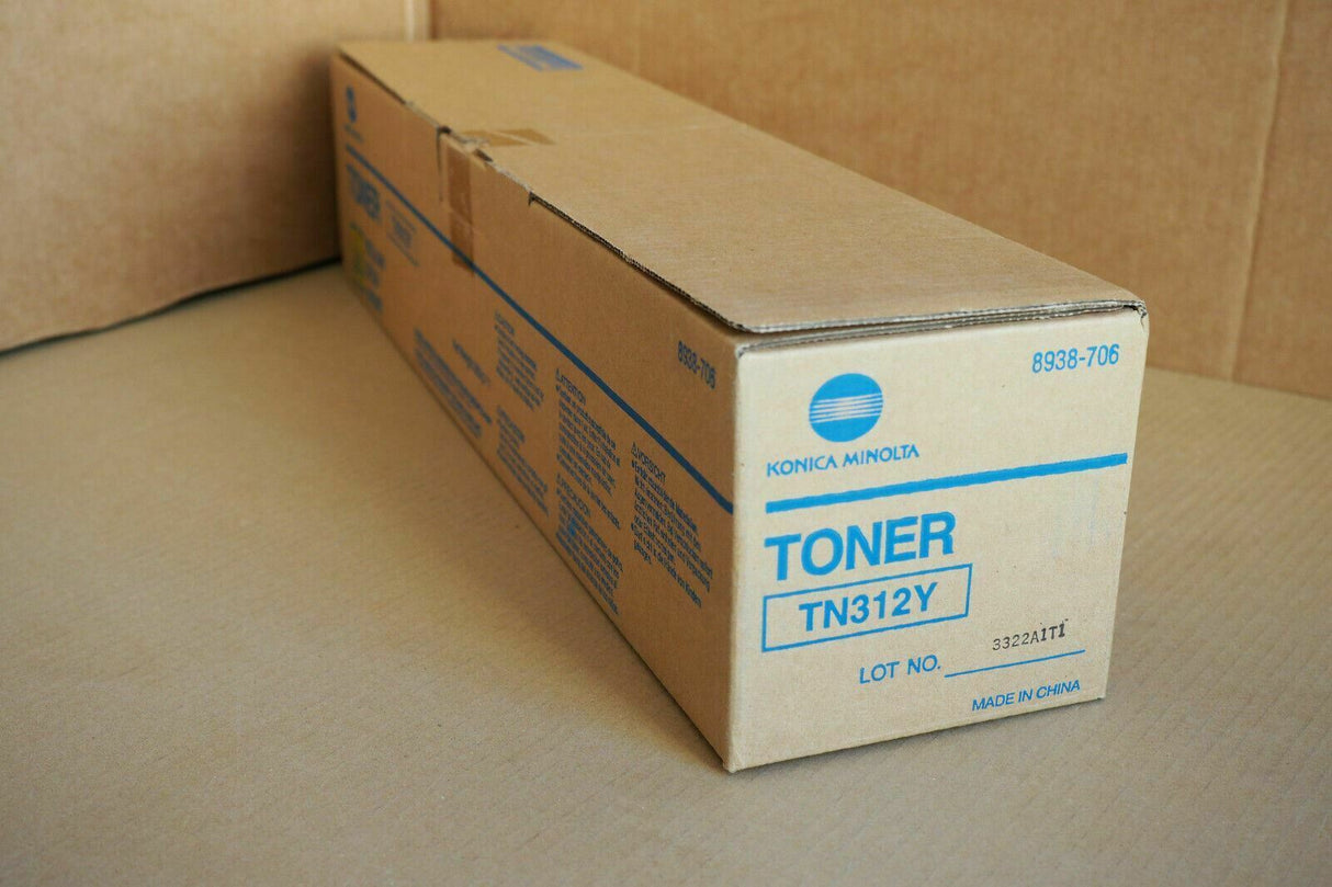 Original Konica Minolta TN312 Toner Yellow 8938-706