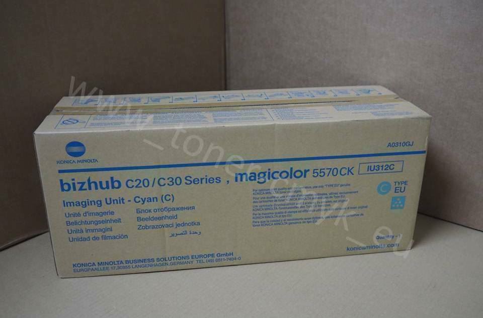 Original Konica Minolta IU312C Imaging Unit Cyan A0310GJ for Bizhub C20 C30 Ser