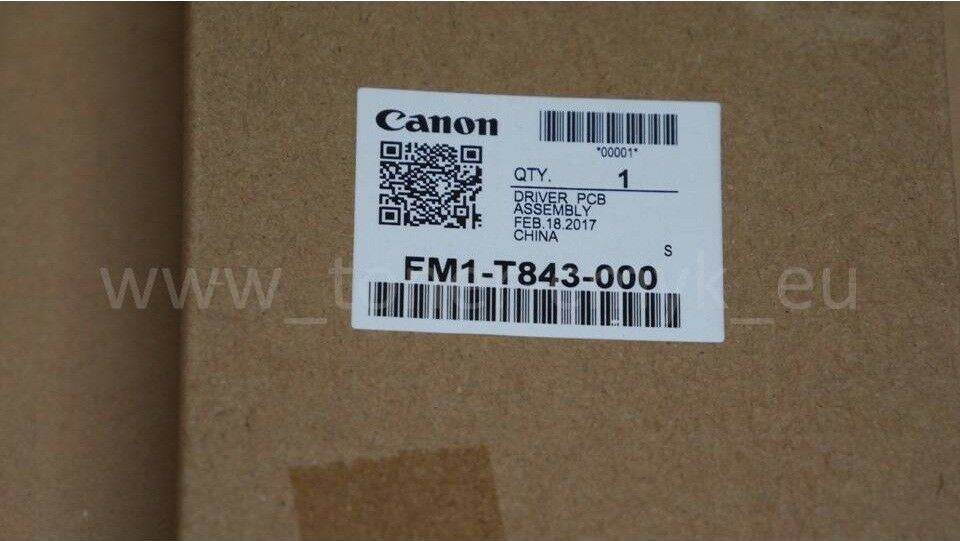 "Original Canon Driver PCB Assy FM1-T843-000 NEU OVP