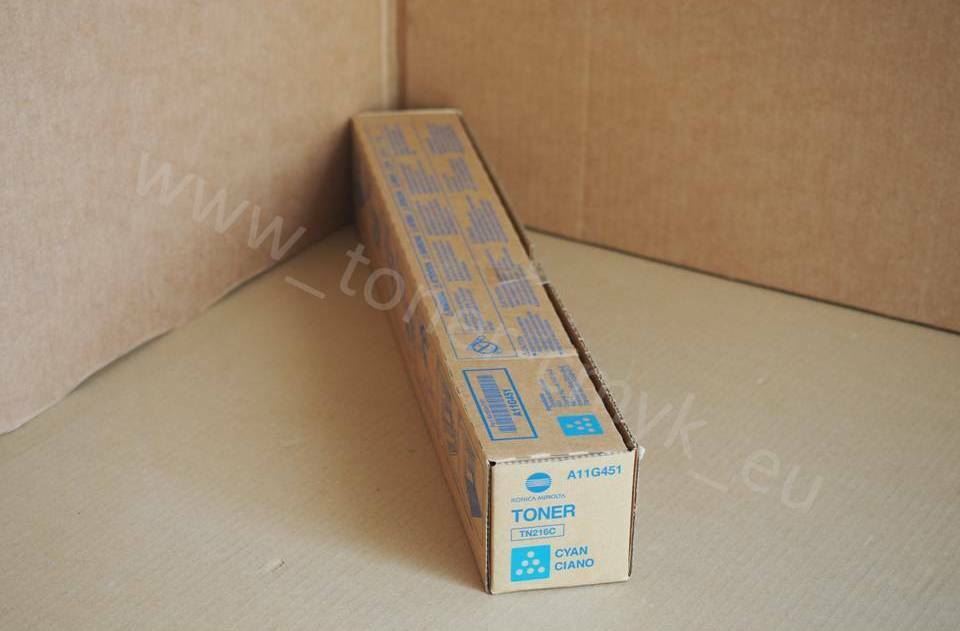 "Original Konica Minolta TN216C Toner Cyan A11G451 bizhub C220 C280