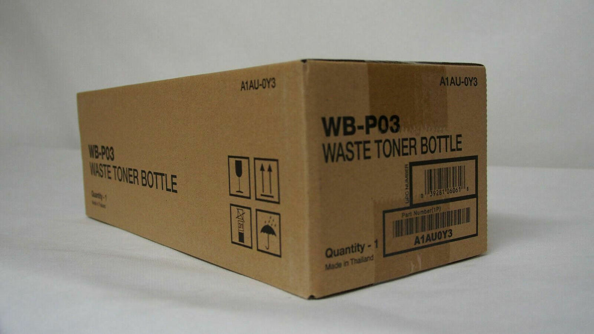 Original Konica Minolta WB-P03 Waste Container A1AU-0Y1 A1AU-0Y3 NEU OVP
