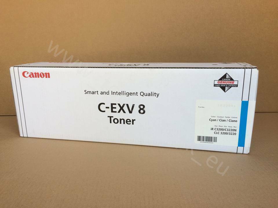 Original Canon C-EXV8 Toner Cyan 7628A002 IR-C 3200 n 3200 3220 n 3220