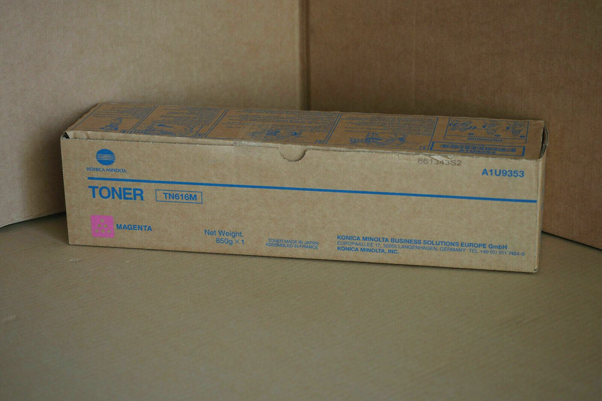 Original Konica Minolta TN616 Toner Magent A1U9353 Bizhub Press C 6000 C 7000