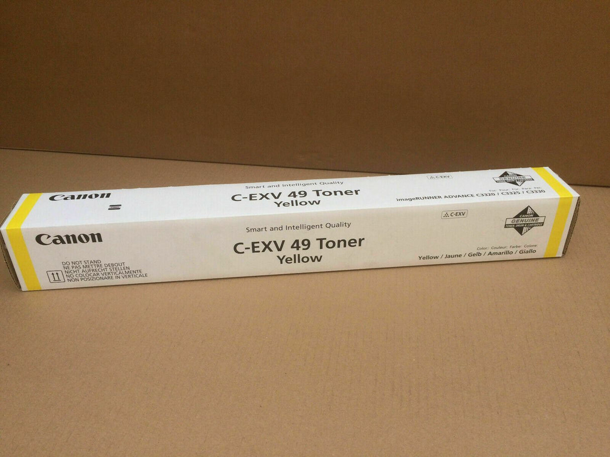 "Original Canon C-EXV 49 Toner Yellow 8527B002 IR Advance C3320 / C3325 / C3330