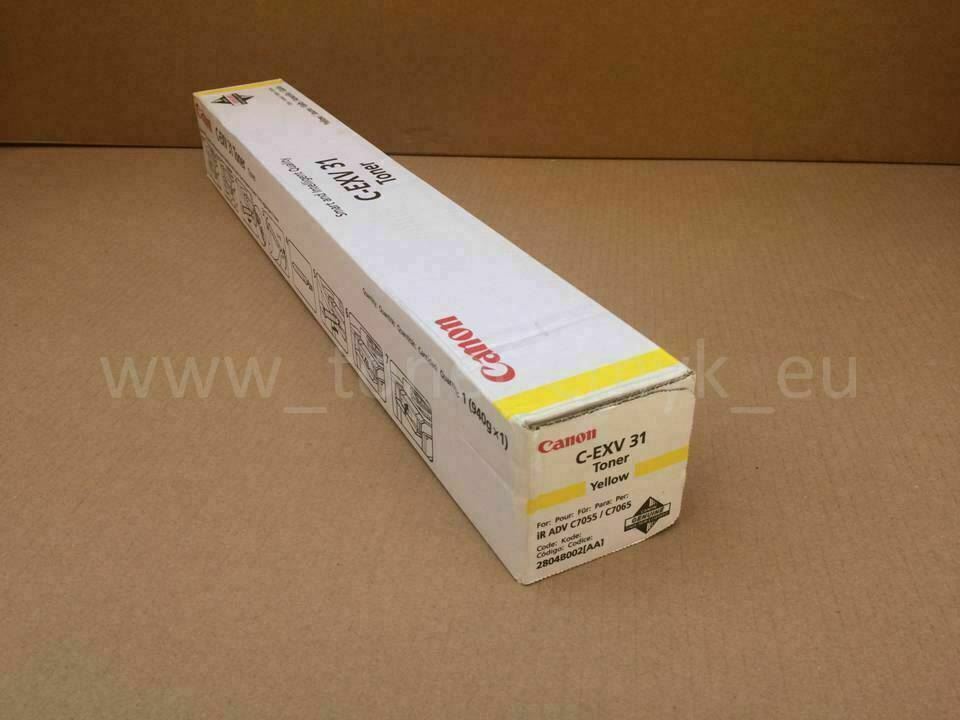 "Original Canon C-EXV 31 Toner Yellow Gelb 2804B002 IR Advance C7055 NEU