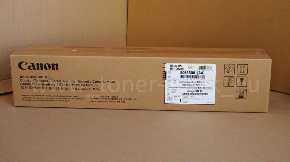 "Original Canon D01 Color Trommel 8065B001 Drum iPR C850 C65 C600 C800 C600i NEU