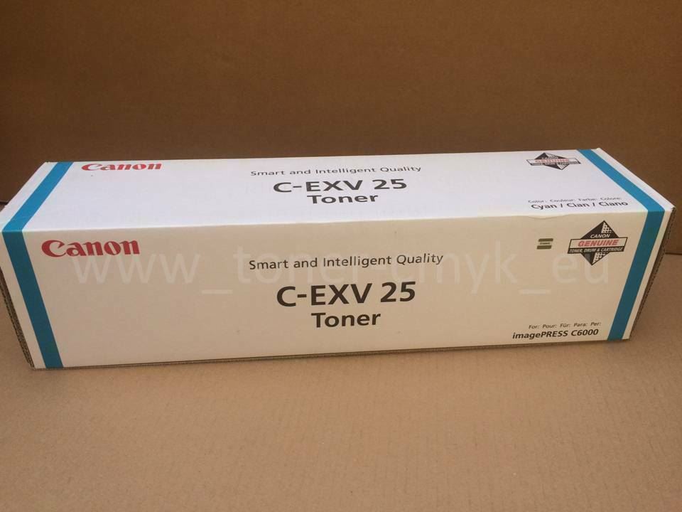 Original Canon C-EXV25 Toner Cyan 2549B002 for Imagepress C6000 NEU OVP