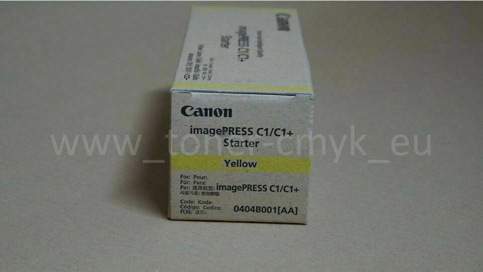 Original Canon Starter Yellow 0404B001 for Imagepress C1, C1+ NEU OVP