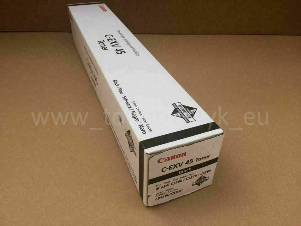 ''Original Canon C-EXV 45 Toner Black 6942B002 IR-C 7200 IR-C 7270 7260 7280 NEU