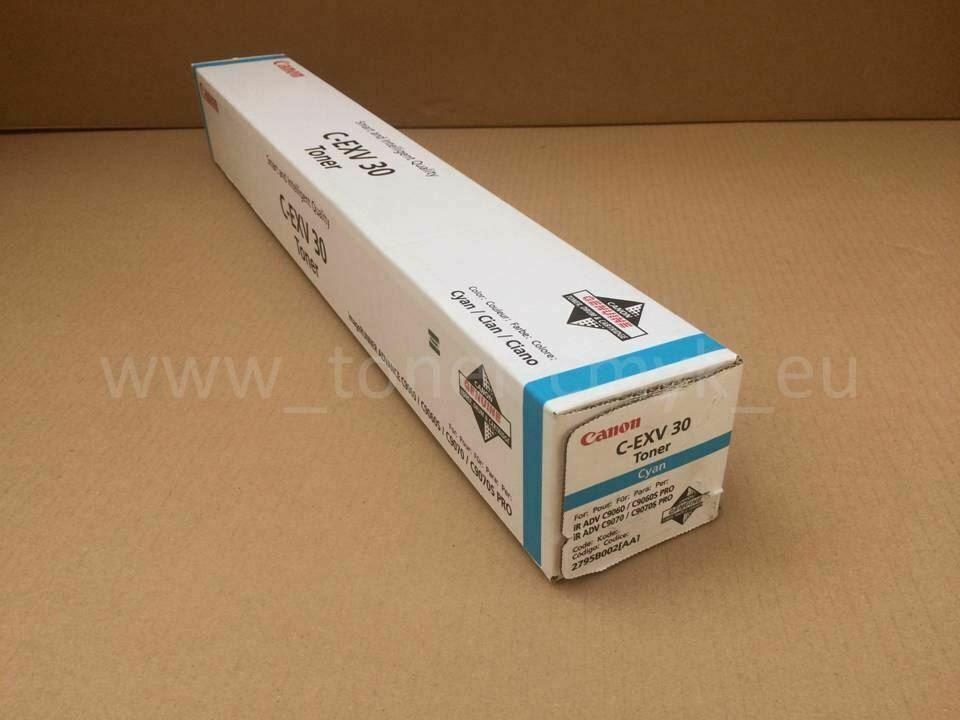 Original Canon C-EXV 30 Toner Cyan 2795B002 iR Adv C9060 C9070 C9060S C9070S Pr