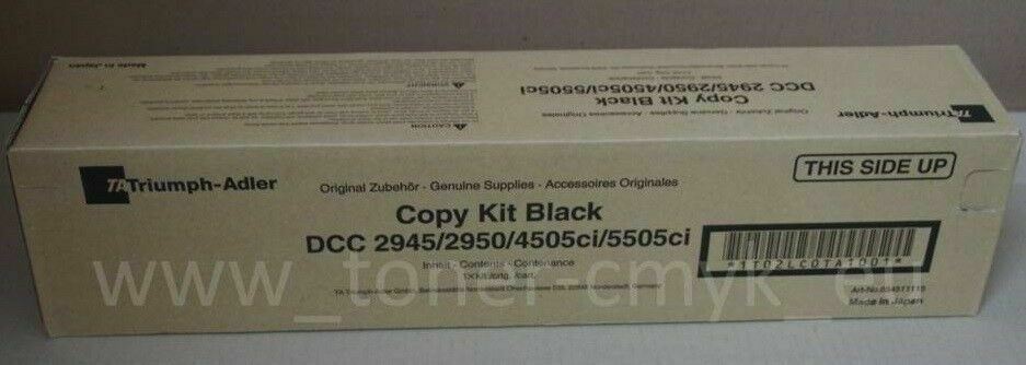 "Original Triumph Adler Copy Kit Schwarz Toner 654511115 2945 2950 4505 5505 NEU