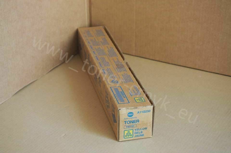 Original Konica Minolta Toner Yellow TN319Y A11G250 for Bizhub C 360 NEU OVP