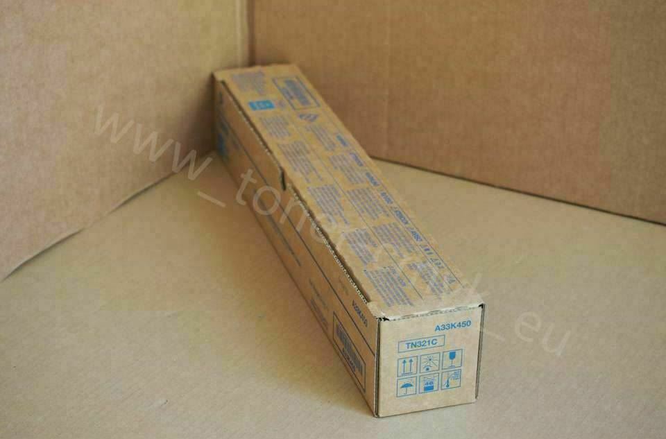 "Original Konica Minolta Toner Cyan TN321C A33K450 Bizhub C 284/Bizhub C 224 e
