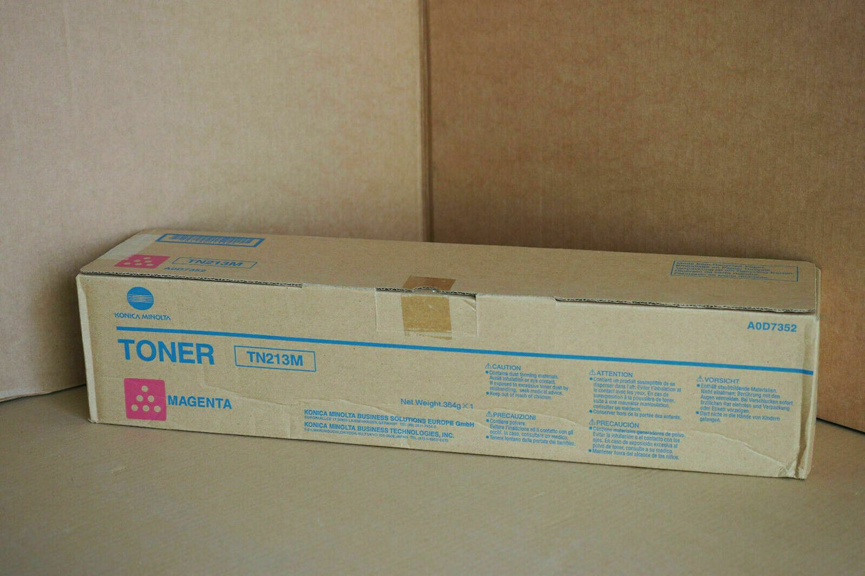 Original Konica Minolta TN 213 Magenta A0D7352 für Bizhub C 203 253 NEU OVP