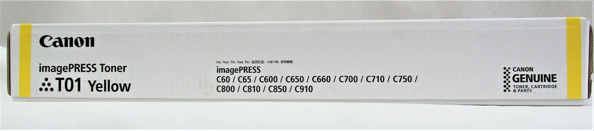 Original Canon Gelb (Yellow) T01 8069B001 for IP C60 65 600 650 660 700 710 750