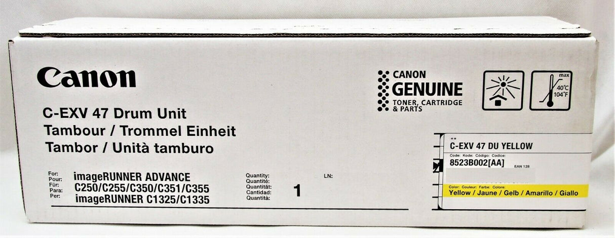 "Original Canon Gelb (Yellow) Drum Unit C-EXV47 8523B002 für IR C250 255 350 351