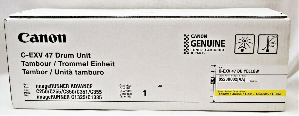 "Original Canon Gelb (Yellow) Drum Unit C-EXV47 8523B002 für IR C250 255 350 351