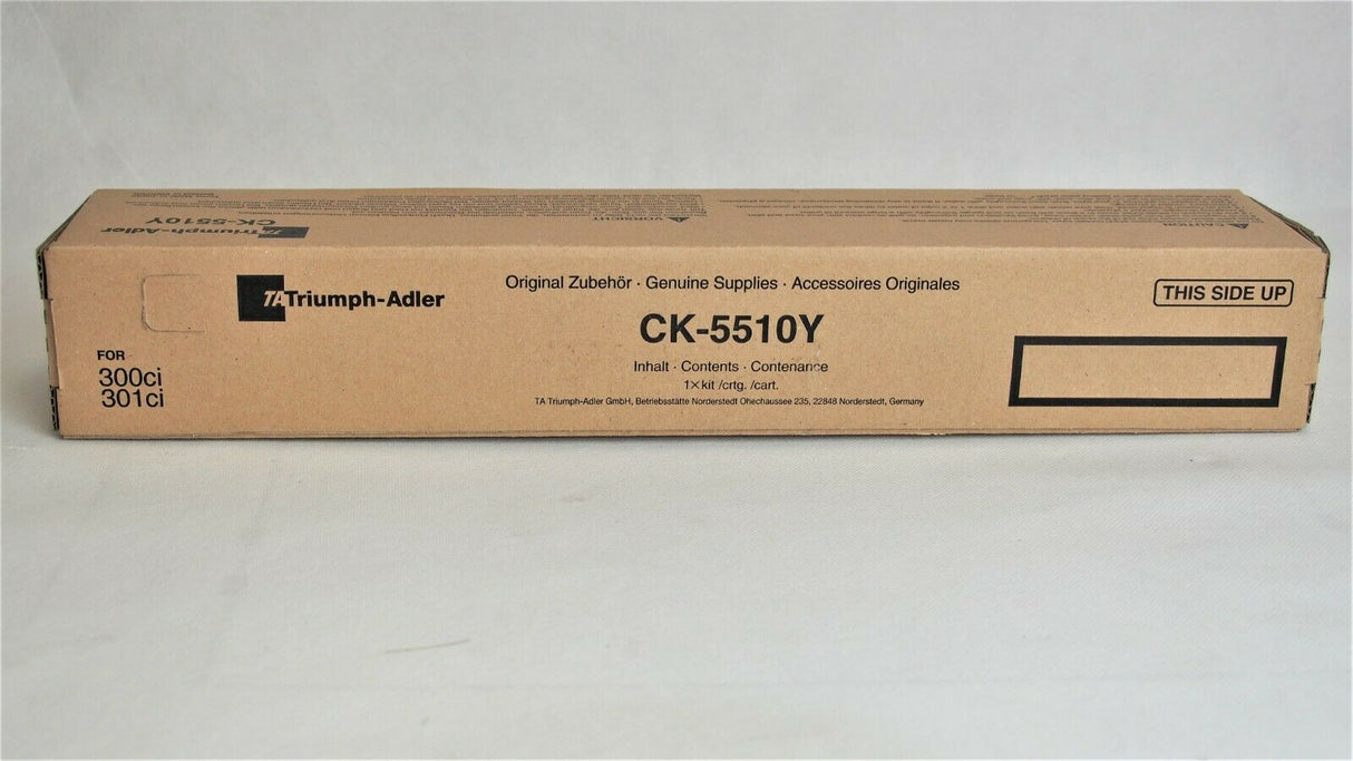 "Original Triumph Adler CK-5510 Yellow Toner 1T02R4ATA0 für 300ci 301ci NEU OVP