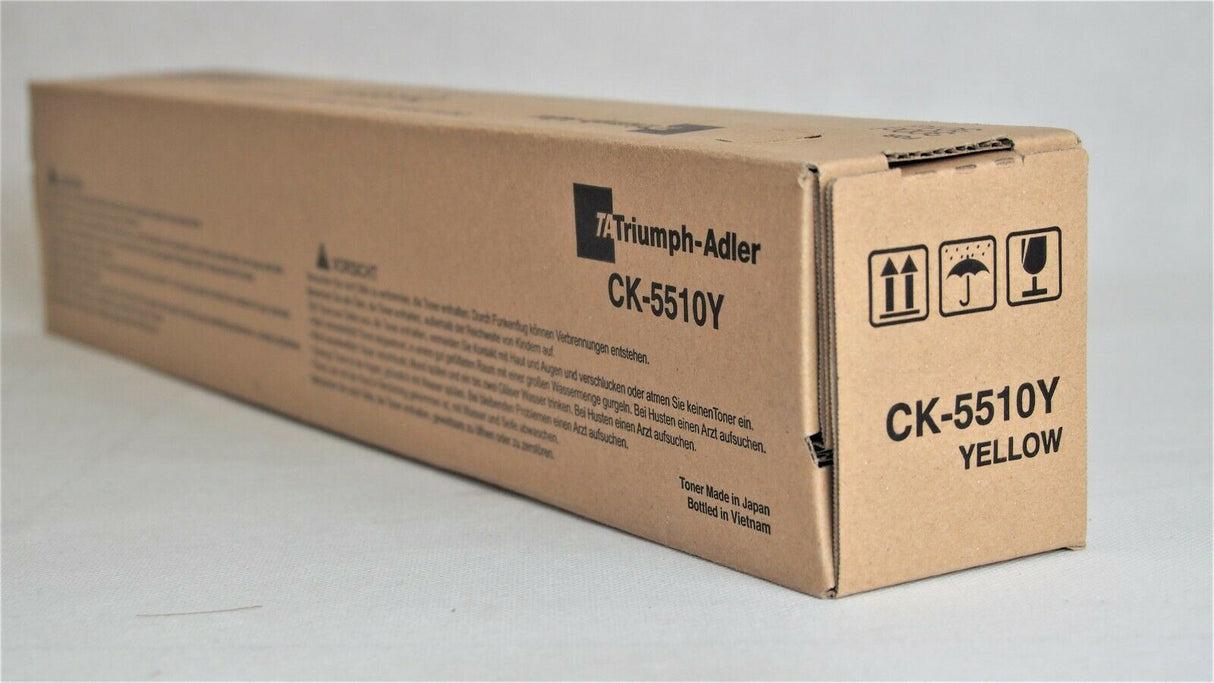 "Original Triumph Adler CK-5510 Yellow Toner 1T02R4ATA0 für 300ci 301ci NEU OVP