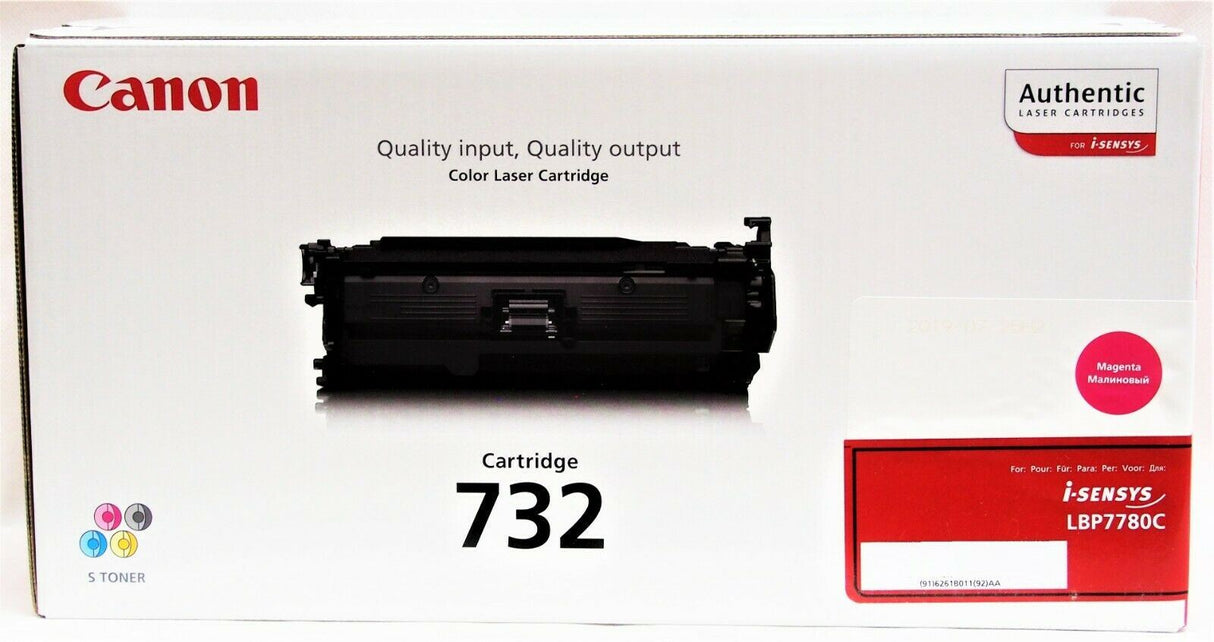 "Original Canon 732 Cartridge Magenta 6261B011 für LBP 7780 NEU OVP