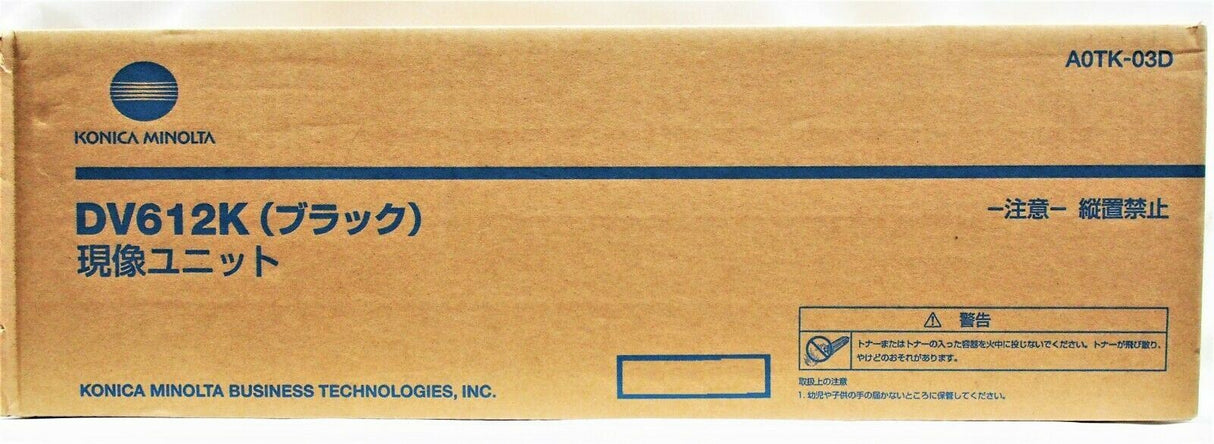 Original Konica Minolta DV612K Black Developer A0TK-03D für Bizhub C 452 552 65