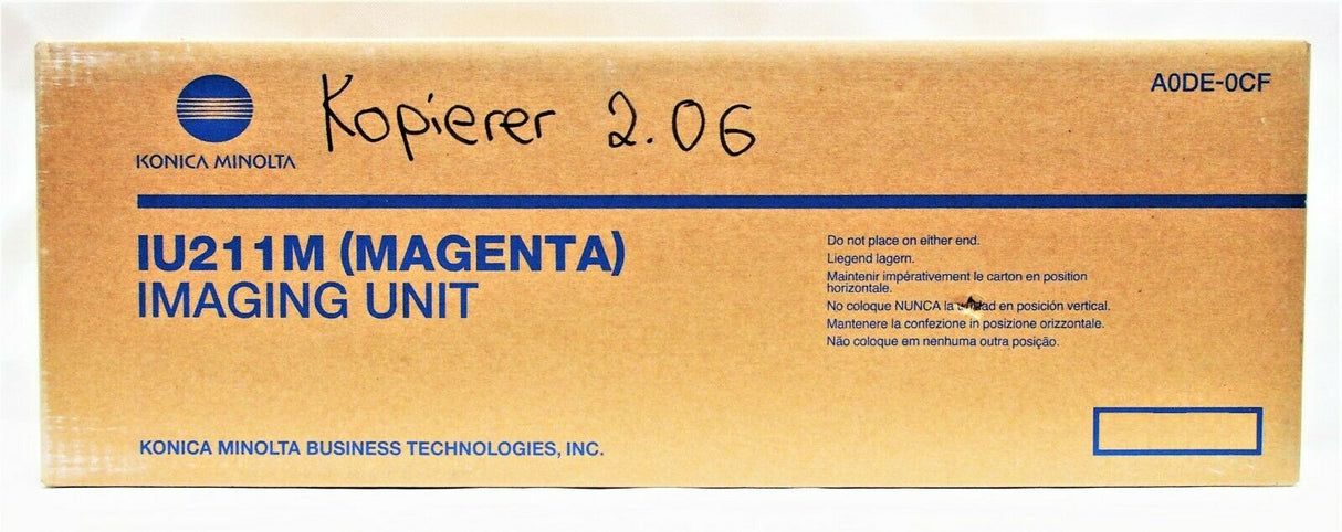 "Original Konica Minolta IU211M Magenta Imaging Unit A0DE-0CF für Bizhub 203 253