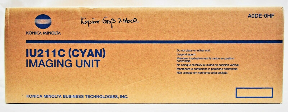 "Original Konica Minolta IU211C Cyan Imaging Unit A0DE0HF für Bizhub 203 253 NEU