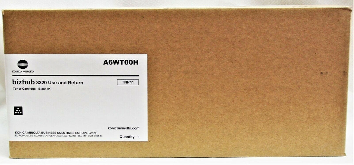 Original Konica Minolta A6WT00H TNP41 Toner Schwarz (Black) Bizhub 3320 NEU